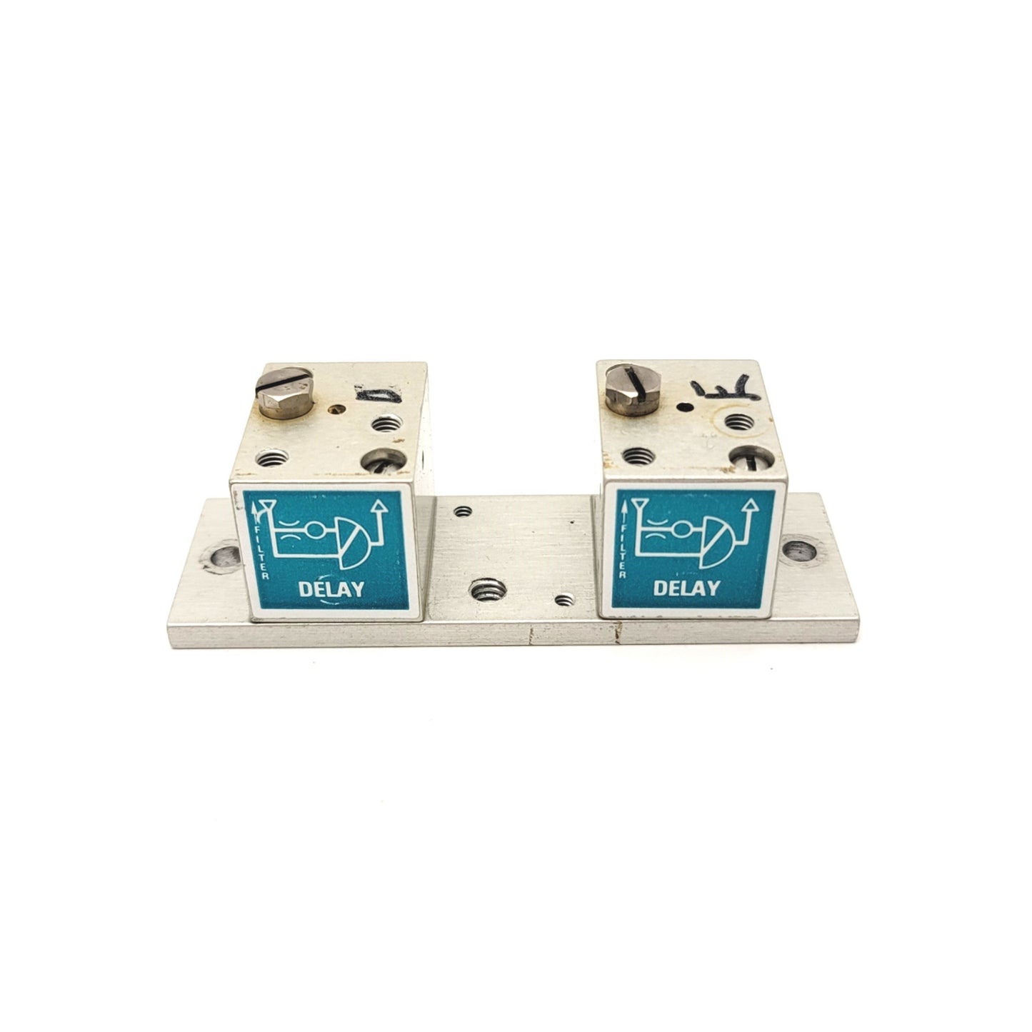 Used Lot Of 2 Decker Engineering 1010 Air Logic Time Delay Modules Approx. 0.2Sec