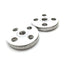 Used Lot of 2 Kerkau USA A182 F304/304L 1/2 150 81265 B16.5 SS Blind Flanges 1/2" NPT