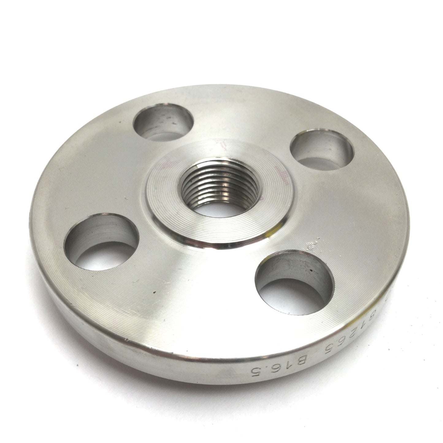 Used Lot of 2 Kerkau USA A182 F304/304L 1/2 150 81265 B16.5 SS Blind Flanges 1/2" NPT