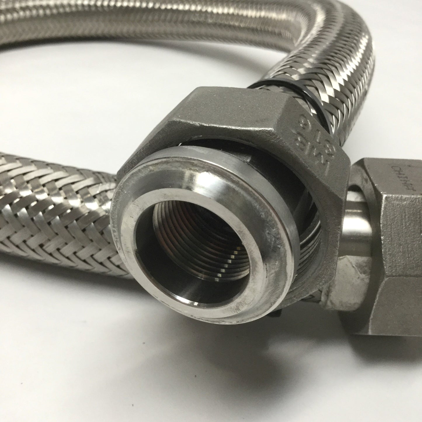 Used Hose Master AF5750 Annuflex Stainless Steel Corrugated 3/4" NPT Braided Hose 32"