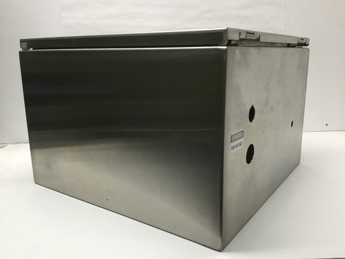 Used Hoffman CSD161610SS Electrical Enclosure Box Stainless Steel 16"x16"x10" *Holes*