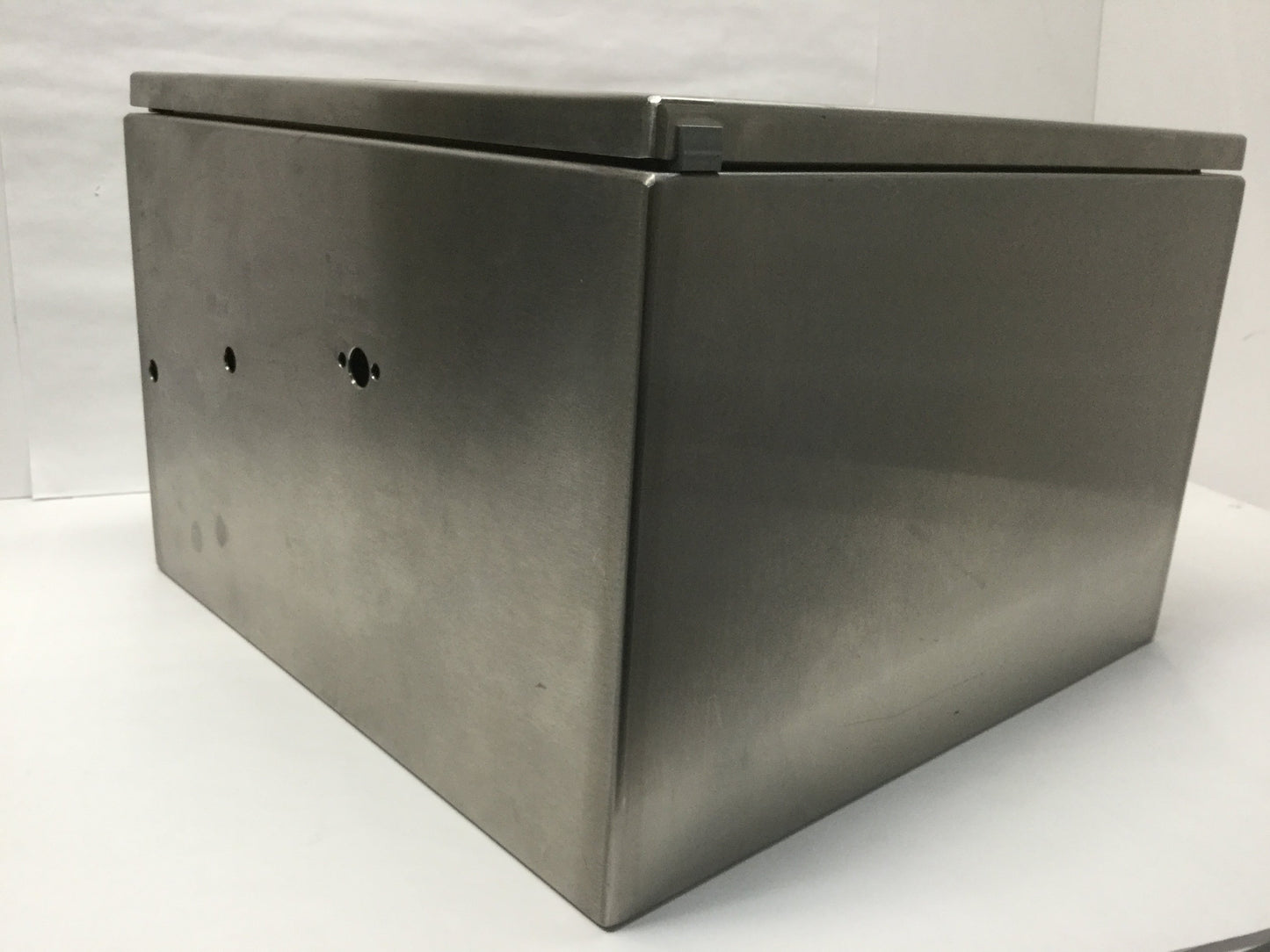 Used Hoffman CSD161610SS Electrical Enclosure Box Stainless Steel 16"x16"x10" *Holes*