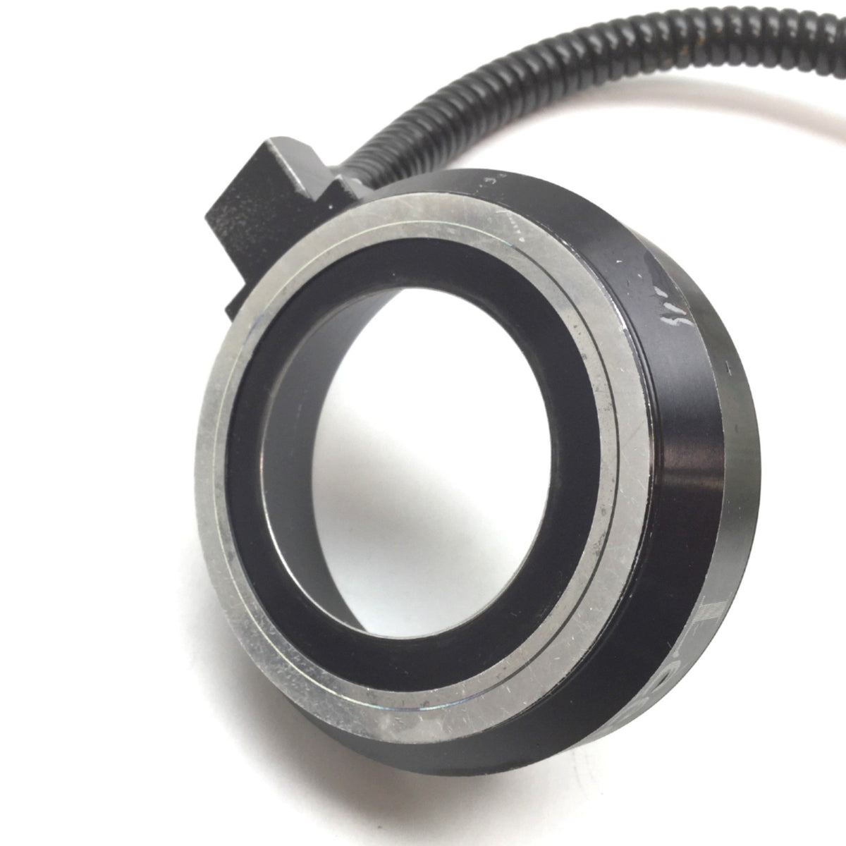 Used Leeds Fiber Optic Microscope Ring Light, ID: 49mm, Length 1.14m 45", Bundle: 9mm