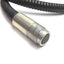 Used Leeds Fiber Optic Microscope Ring Light, ID: 49mm, Length 1.14m 45", Bundle: 9mm