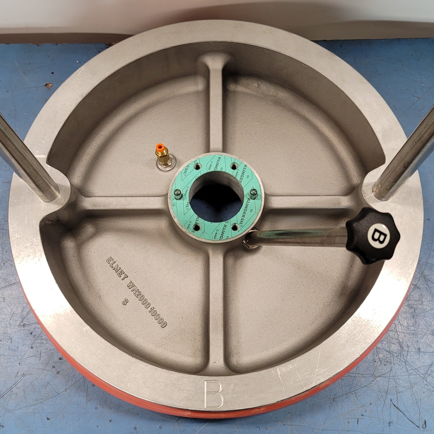 New – Open box ELMET WN2000 10000 200L (55Gal) B Follower Plate For TOP 3000 F Dosing System