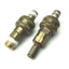 Used Lot of 2 Parker Series 30 Quick Coupling Brass Socket & Plug 1/4" NPT