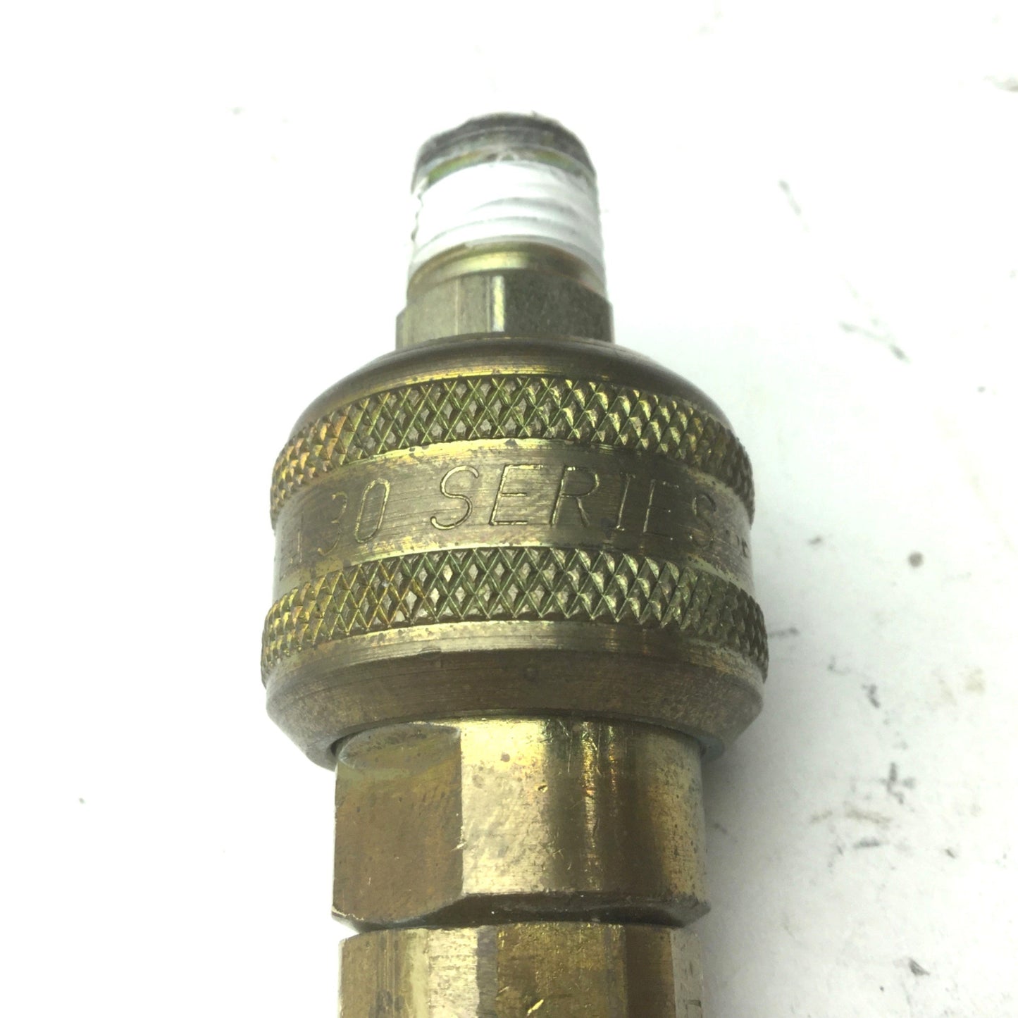Used Lot of 2 Parker Series 30 Quick Coupling Brass Socket & Plug 1/4" NPT