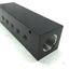 Used Aluminum Manifold 5x 1/4" NPT to 2x 1" NPT, Dimensions: 7" x 2" x 2"