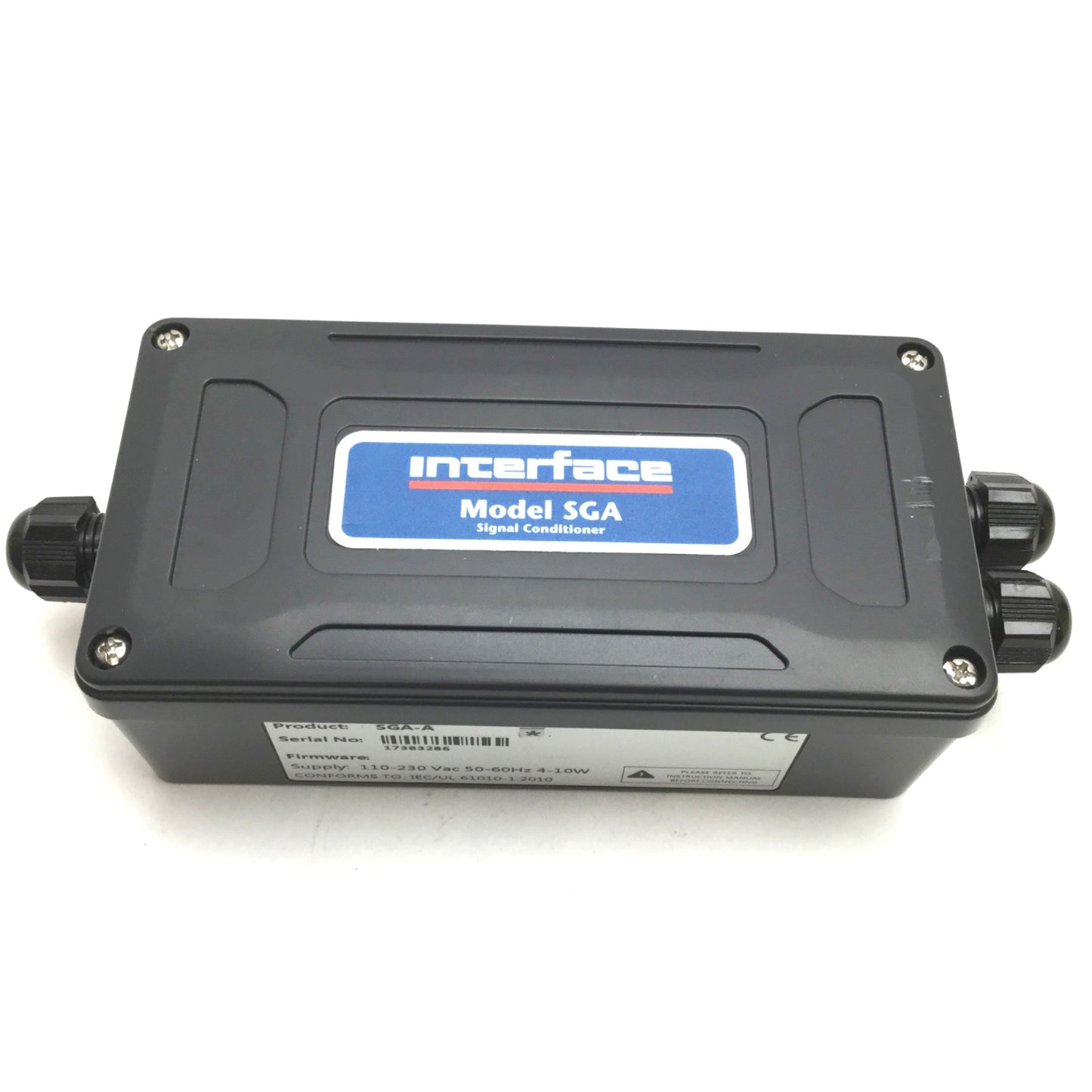 Used Interface SGA-A Strain Gauge Load Cell Powered Signal Conditioner, 110-230VAC