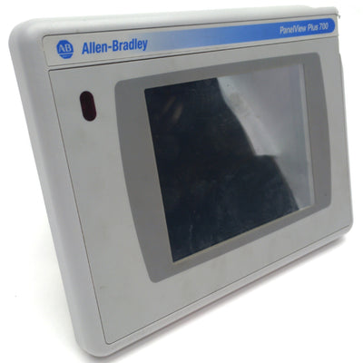 Used Allen Bradley 2711P-T7C4D1 PanelView Plus 700 HMI, 7", 24VDC *Bad Bezel*