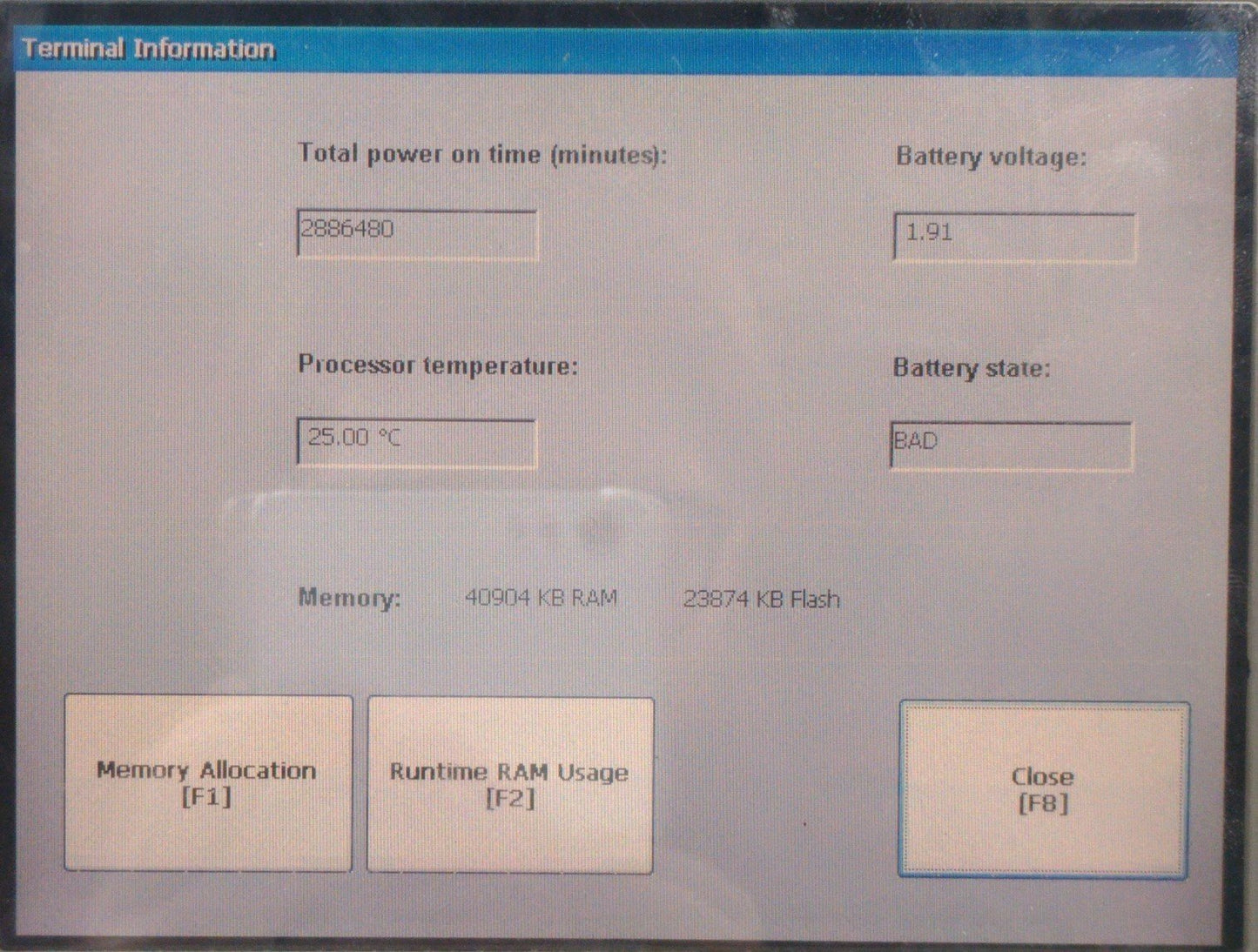 Used Allen Bradley 2711P-T7C4D1 PanelView Plus 700 HMI, 7", 24VDC *Bad Bezel*