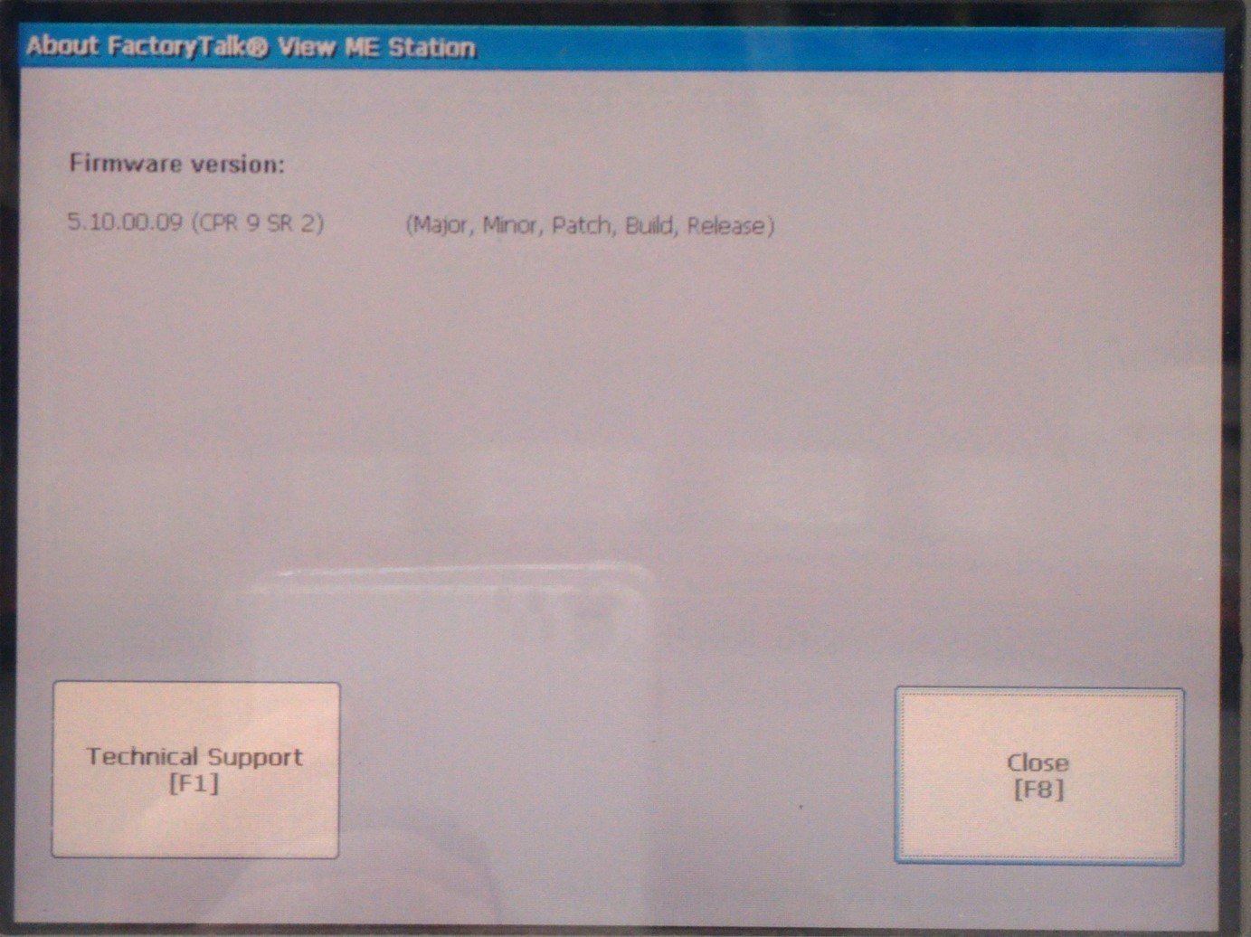 Used Allen Bradley 2711P-T7C4D1 PanelView Plus 700 HMI, 7", 24VDC *Bad Bezel*