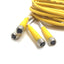 Used Lot of 4 Turck PKG 3M-5 Cordset, 3-Pin Female Picofast Connection, 6ft Long