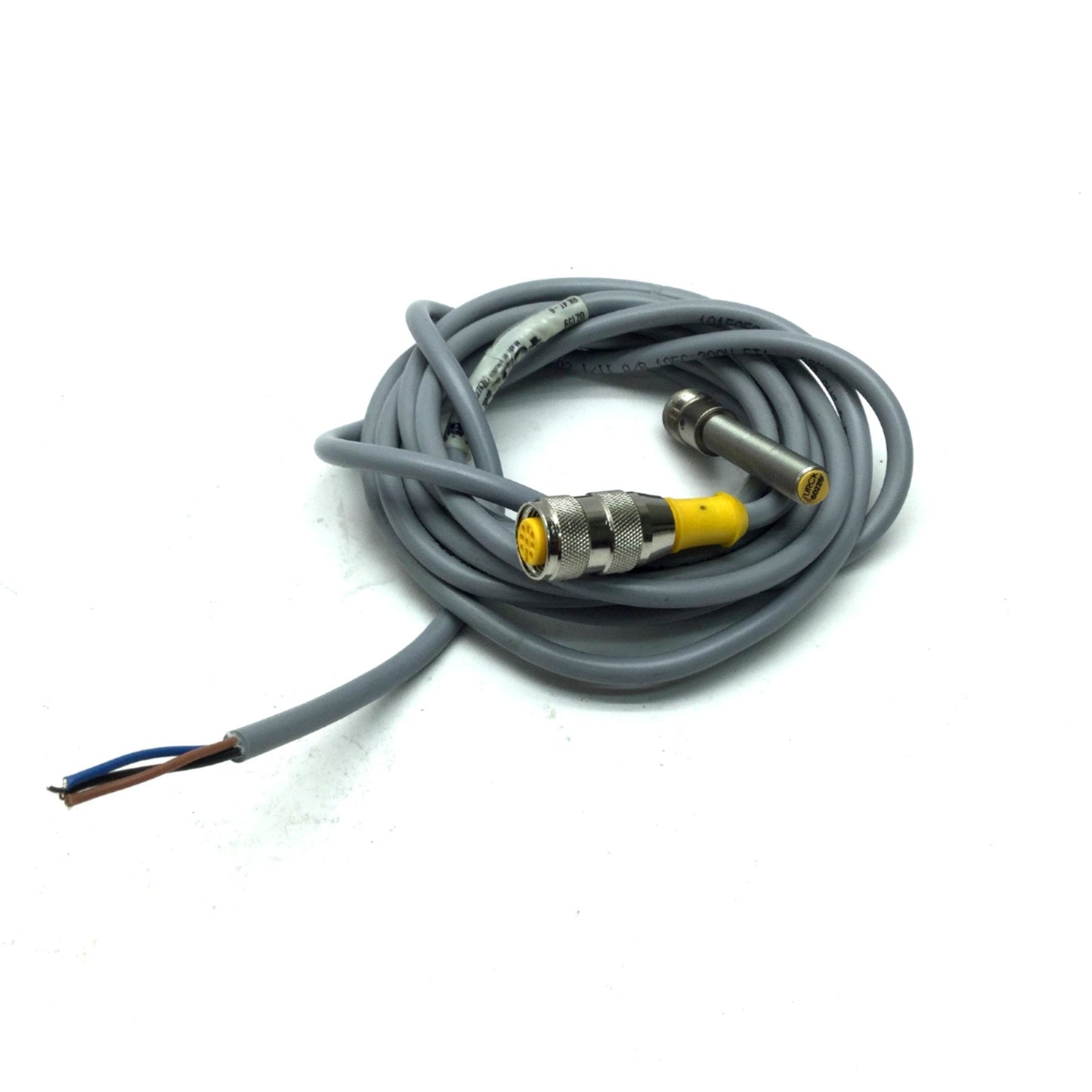 Used Turck BI1.5-EG08-AP6X-H1341 Inductive Proximity Sensor, 1.5mm, 10-30VDC, Cable