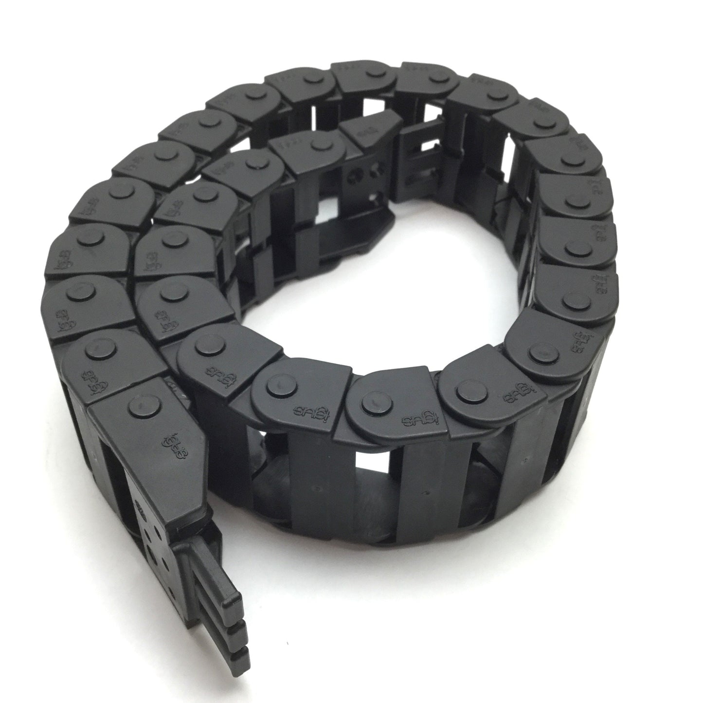 Used Igus Z08.30.048 Energy Chain, Length: 21", Inside Dimensions: 1.15" x 0.5"