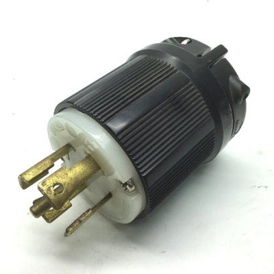 Used Cooper AHL2130P Twist-Lock Turn & Pull Plug 30A 120/208V 3PH 4P5W L21-30P