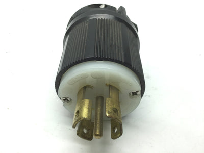 Used Cooper AHL2130P Twist-Lock Turn & Pull Plug 30A 120/208V 3PH 4P5W L21-30P