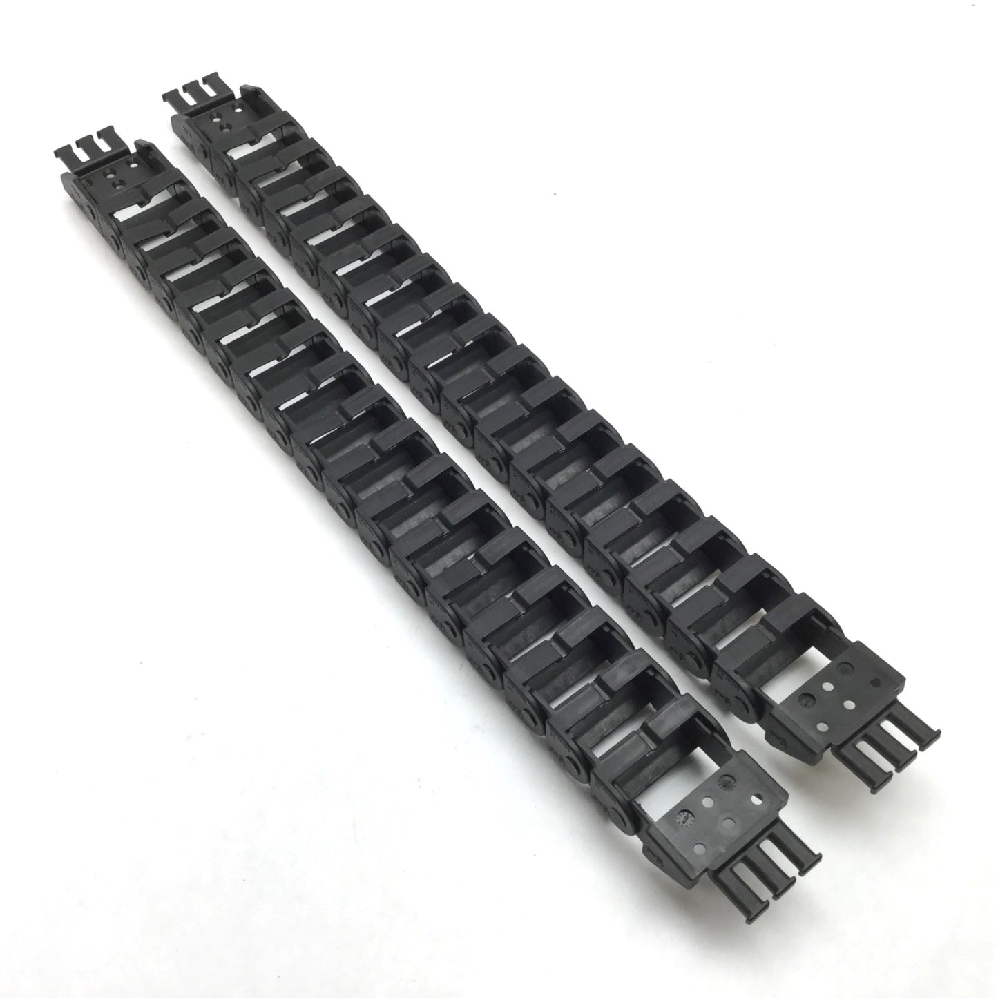Used Lot of 2 Igus Z08.30.048 Energy Chain, Length: 13", Inside: 1.15" x 0.5"