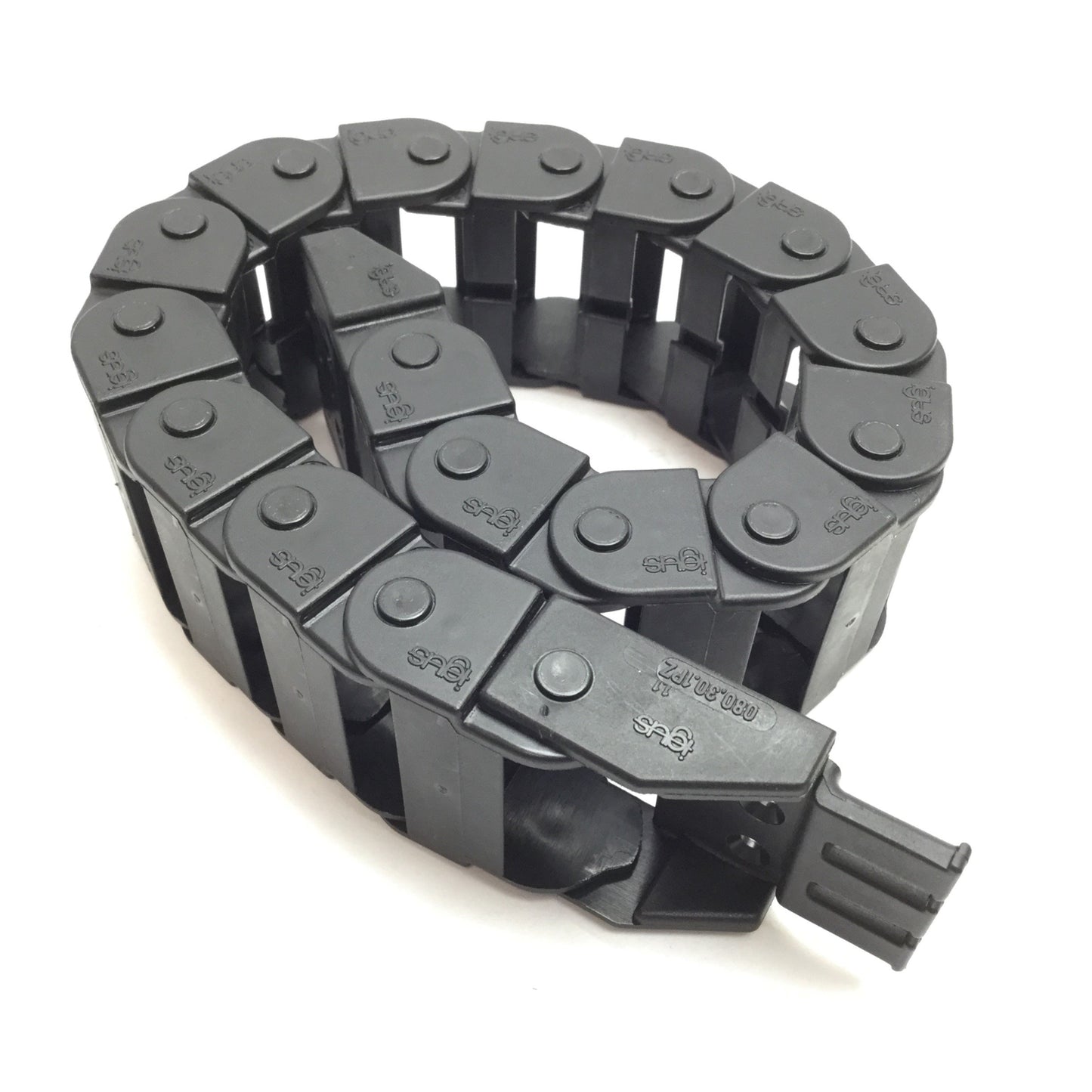 Used Lot of 2 Igus Z08.30.028 Energy Chain, Length: 13", Inside: 1.15" x 0.5"