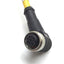 Used Turck WK 4.5T-5-RS 4.5T/S2501 Cordset, Length: 5m, 5-Pin M12 Male to 90° Female