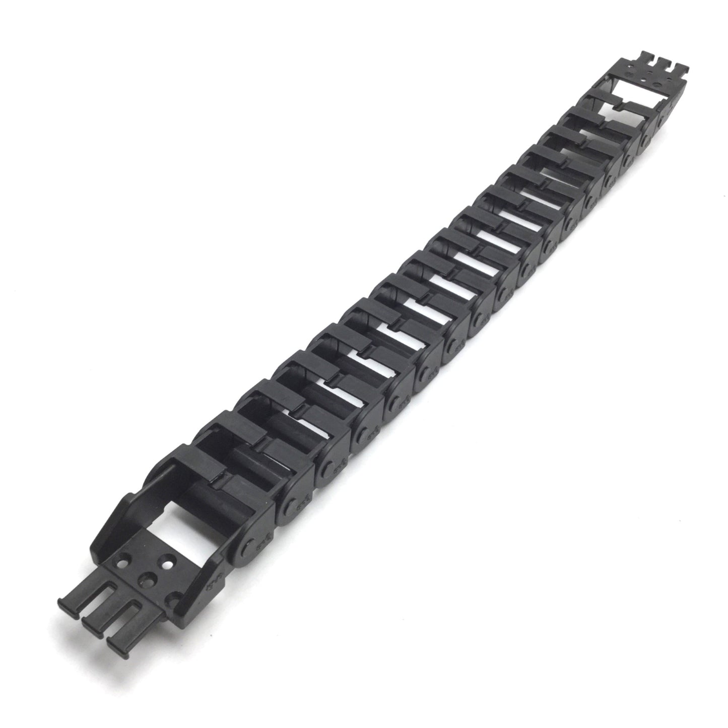 Used Igus Z08.30.048 Energy Chain, Length: 13", Inside Dimensions: 1.15" x 0.5"
