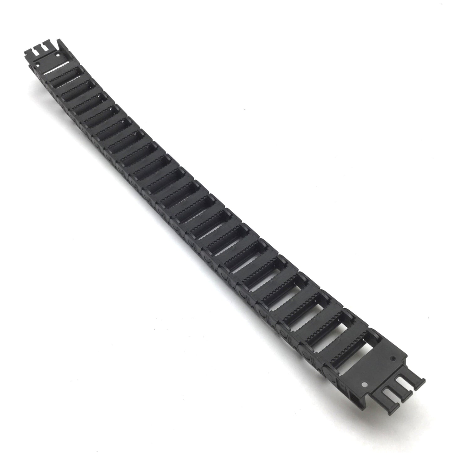 Used Igus E2.10.30.038 Energy Chain, Length: 16", Inside Dimensions: 1.2" x 0.4"