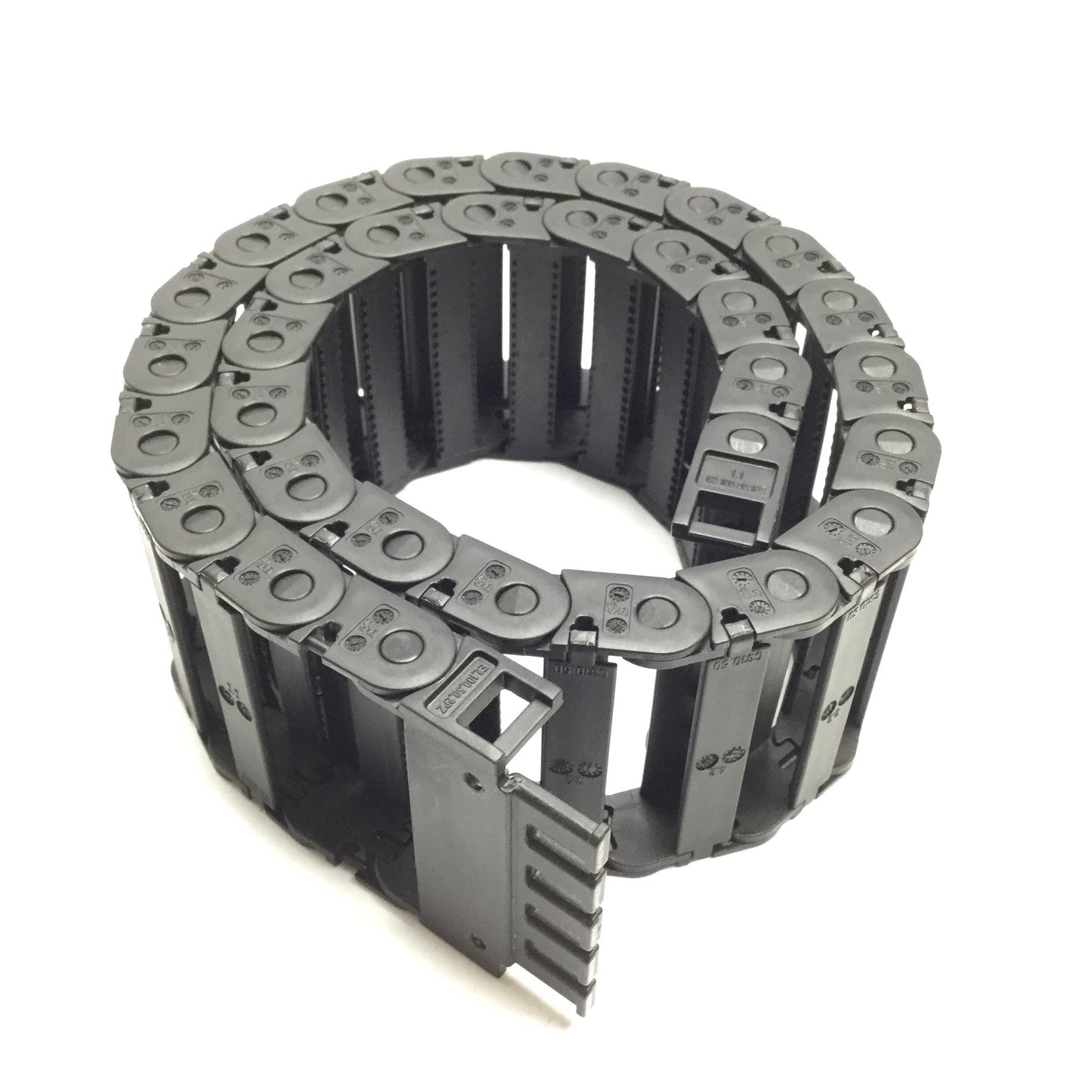 Used Igus E2.10.50.038 Energy Chain, Length: 25", Inside Dimensions: 1.97" x 0.4"