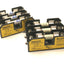 Used Lot of 2 Buss BM6033PQ Fuse Blocks, 30A, 600V, 3-Pole, Replaces M60030-3PQ