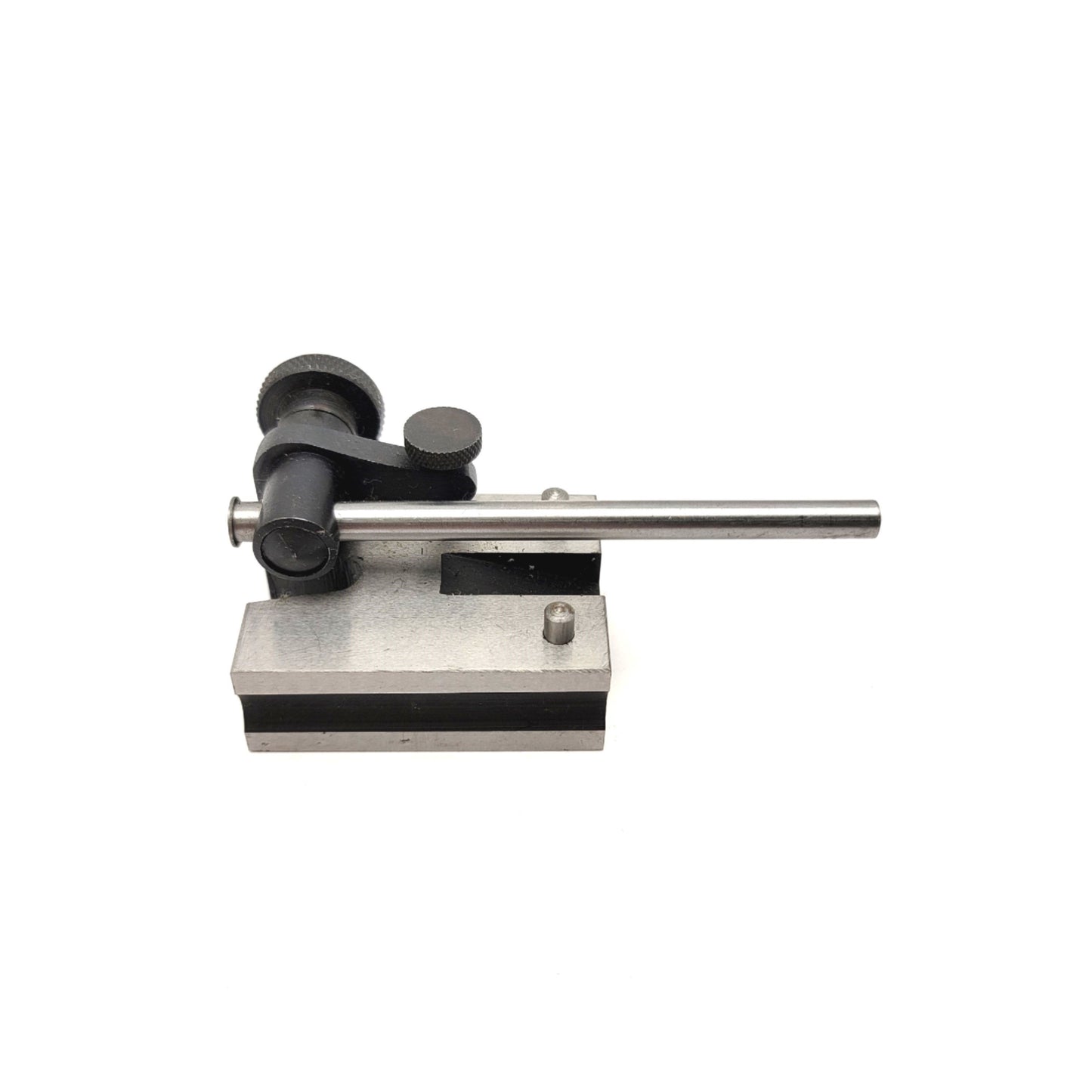 Used PEC Tools 5033-004 Surface Gauge Base With 4" Spindle V-Groove Fully Hardened