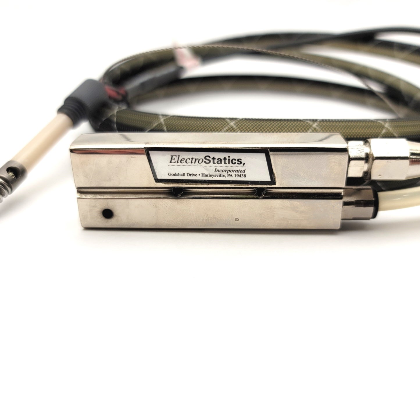 Used Electro Statics 90430-10100 Model HPS-II Ionizing Air Nozzle *No Power Supply*