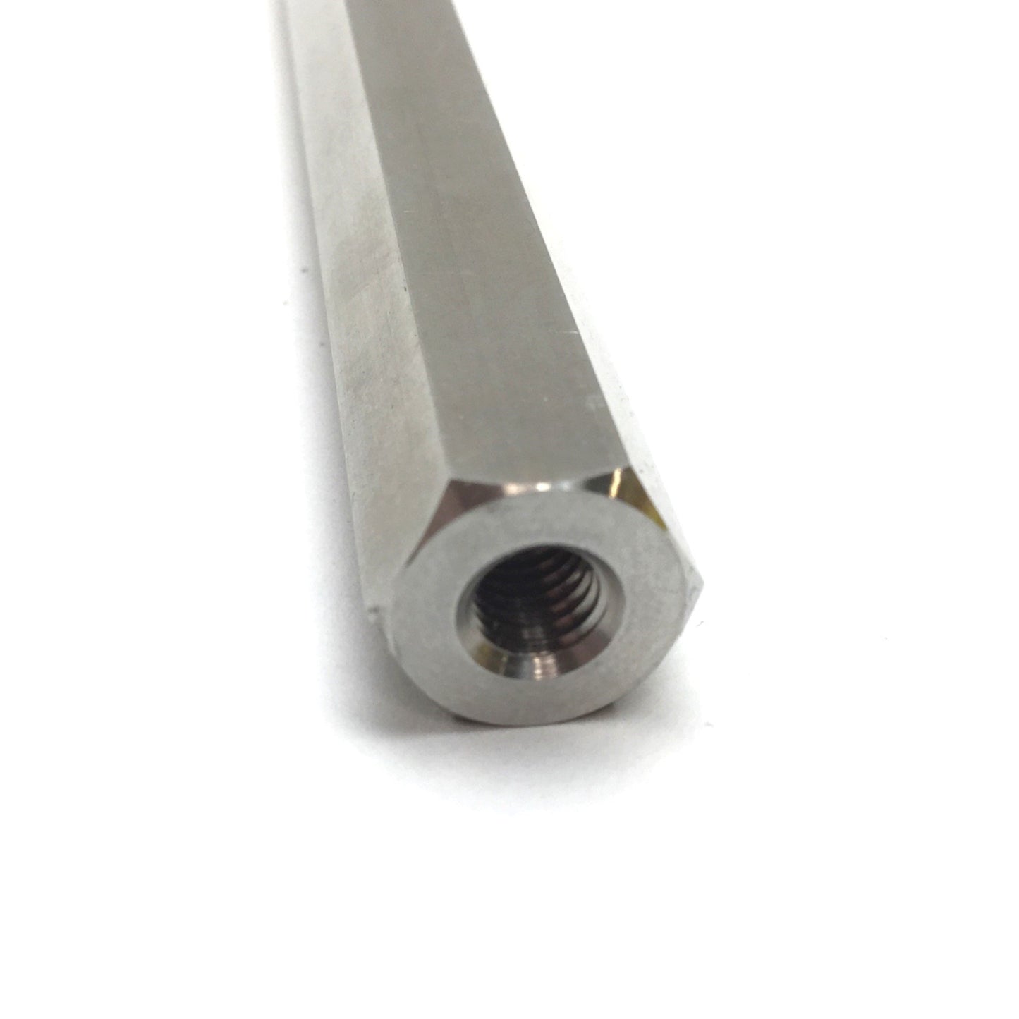 Used Lot of 3 Stainless Steel Hexagonal Standoff Spacer, Length 140mm, Thread: M6x1.0