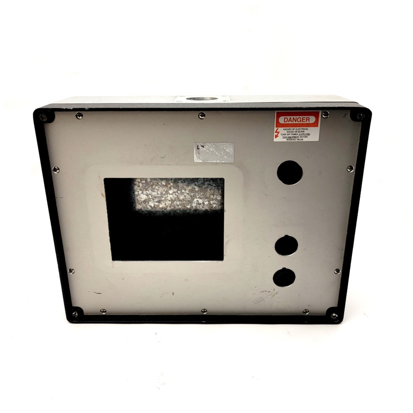 Used Hoffman Aluminum Pendant/HMI Enclosure Outside 16"x6"x10" Cut-Out 6-1/8"x4-3/4"