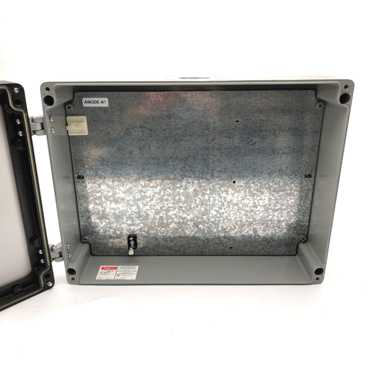 Used Hoffman Aluminum Pendant/HMI Enclosure Outside 16"x6"x10" Cut-Out 6-1/8"x4-3/4"