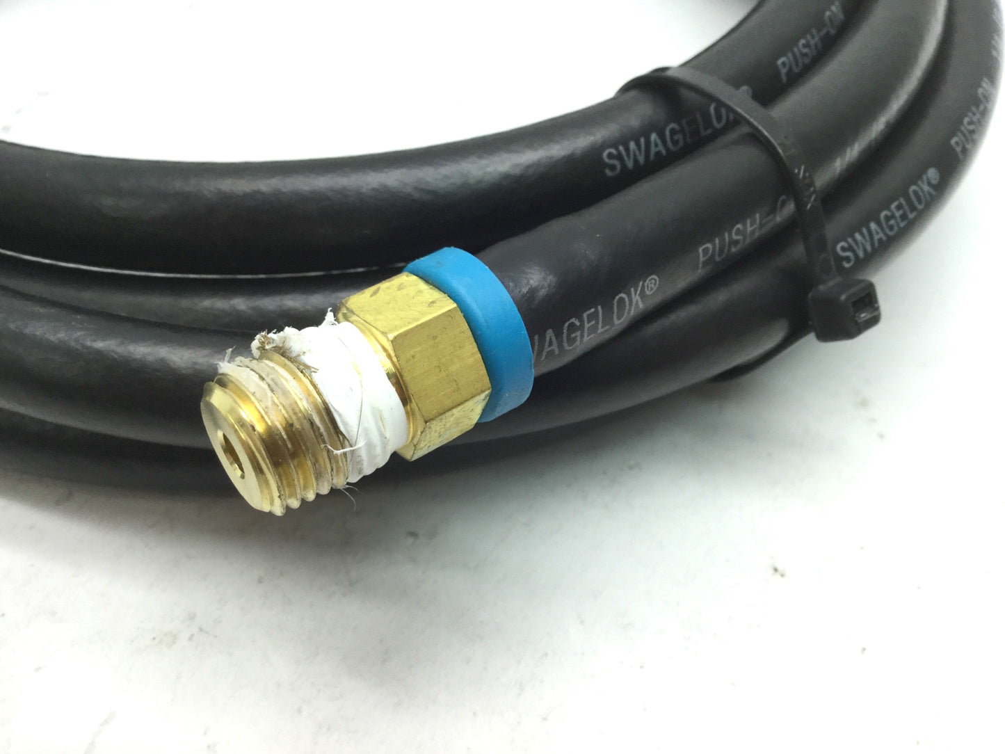 Used Swagelok Flame Resistant Push-On Hose 1/4" 6.4mm WP 350 PSIG (24 Bar), 12' Long