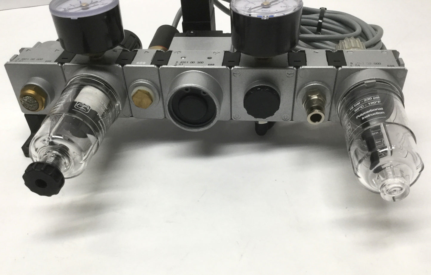 Used Knocks Multi-Fix Pneumatic Filter/Regulator, Lubricator, Control Valves, 24VDC