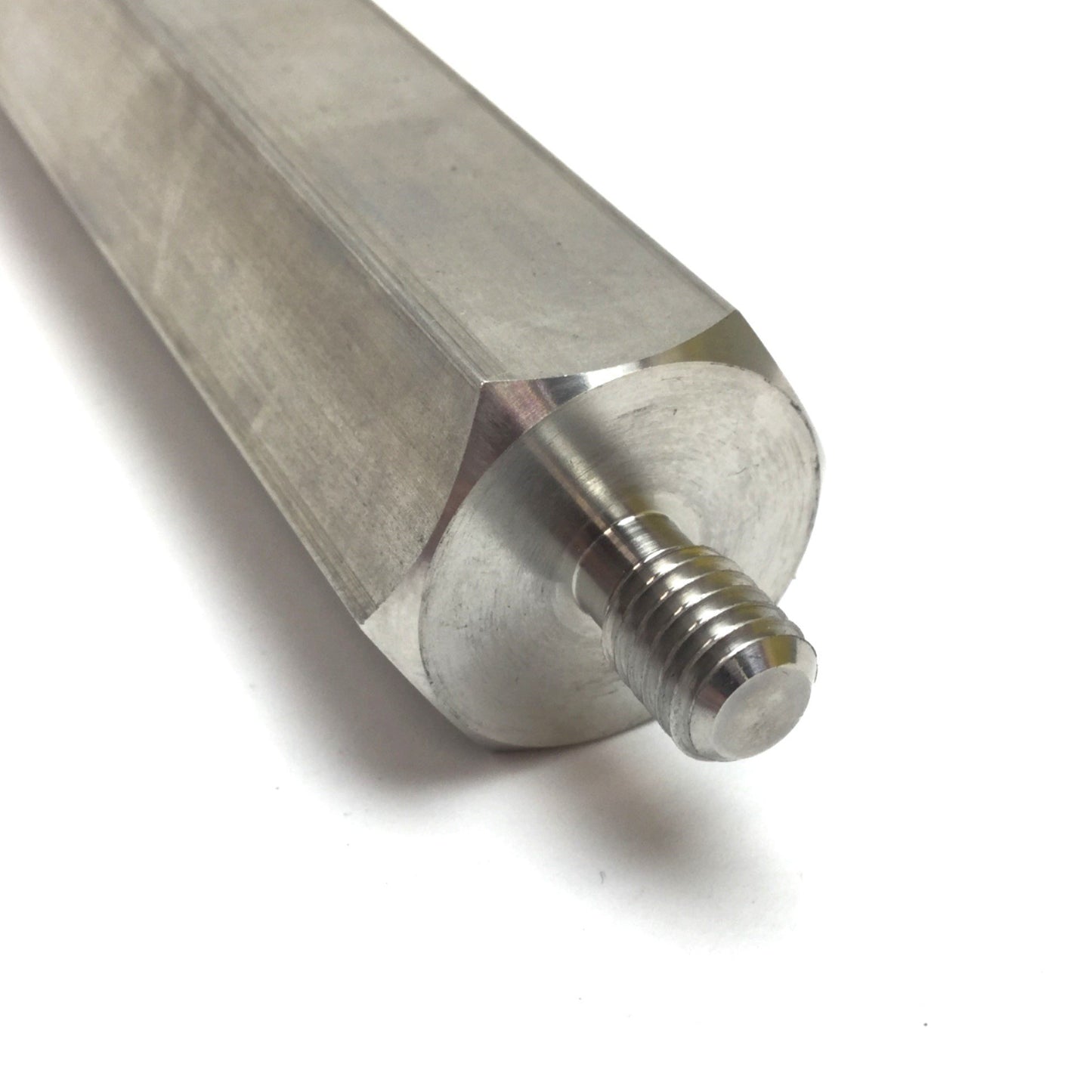 Used Lot of 3 Stainless Steel Hexagonal Standoff Spacer, Length 125mm, Thread M8x1.25