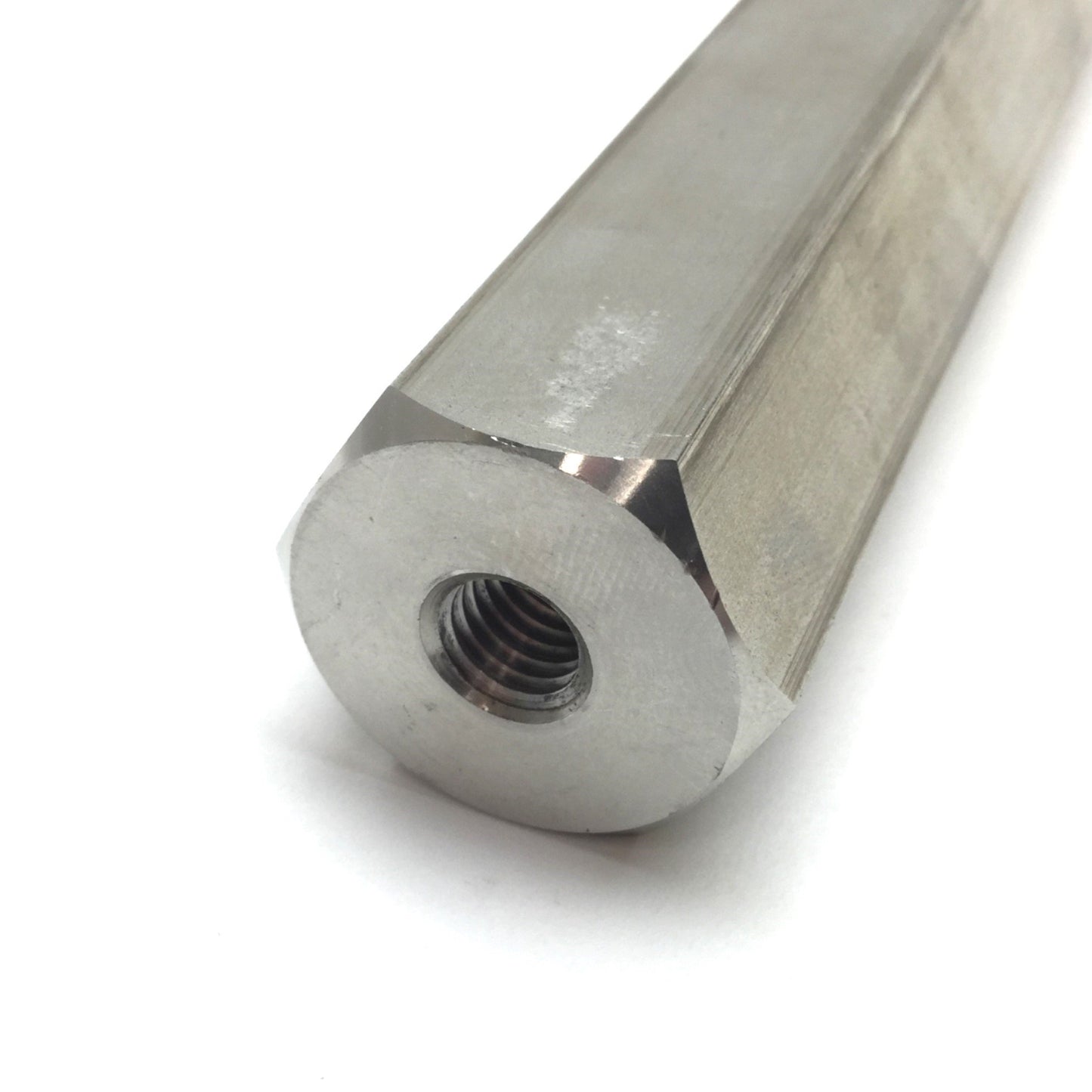 Used Lot of 3 Stainless Steel Hexagonal Standoff Spacer, Length 125mm, Thread M8x1.25