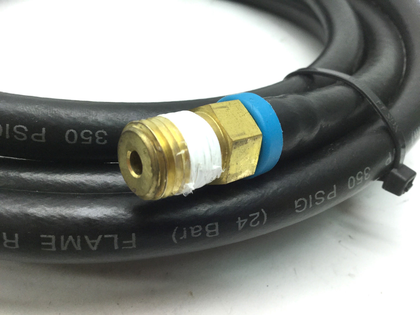 Used Swagelok Flame Resistant Push-On Hose 1/4" 6.4mm WP 350 PSIG (24 Bar), 10' Long