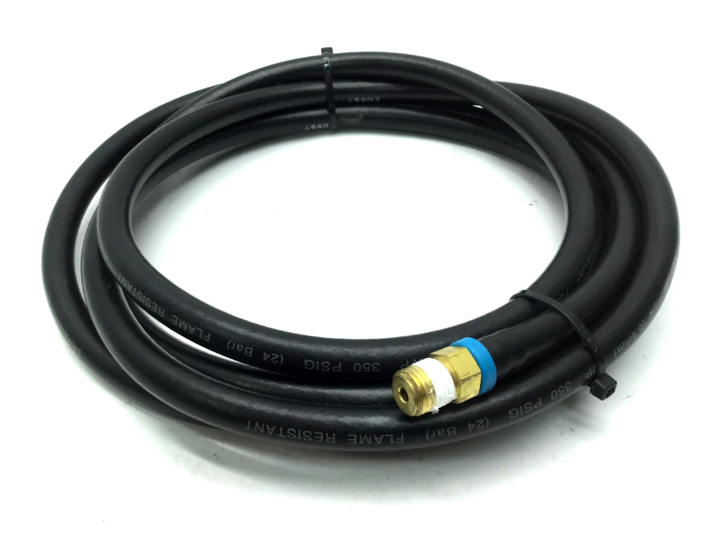 Used Swagelok Flame Resistant Push-On Hose 1/4" 6.4mm WP 350 PSIG (24 Bar), 10' Long