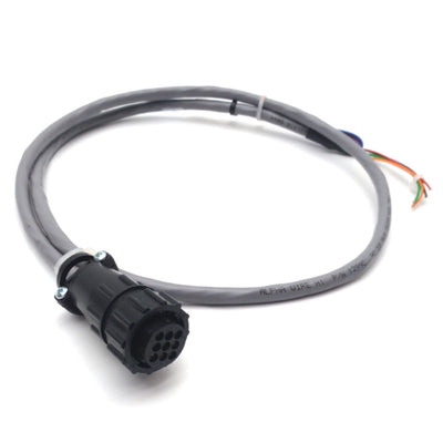 New Extension Cable 13-9 9-Pin Round Female Socket Connector to 9x Leads 2 1/2' Long