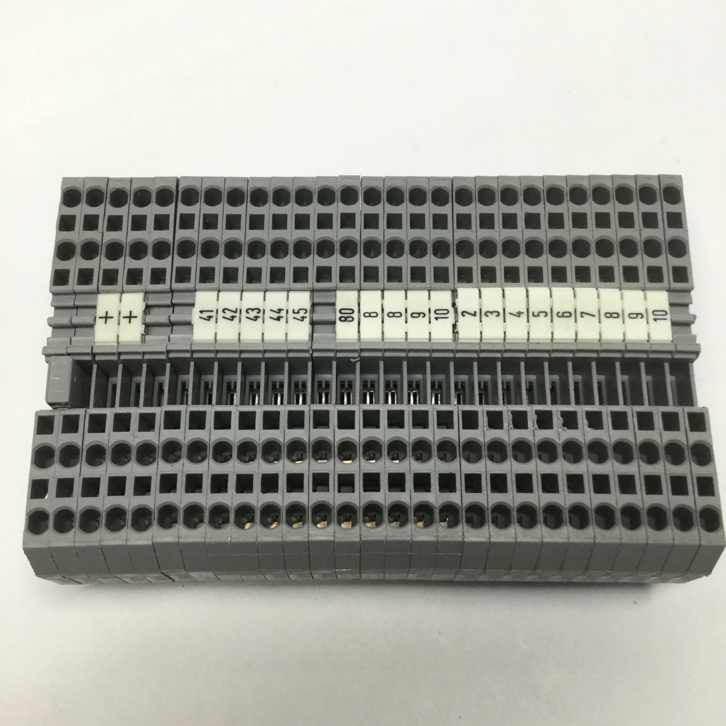 Used Lot of 25 Wago 279-621 Cage Clamp Feed Thru Terminal Blocks, 4-Conductor, 1.5mm²