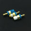 Used Lot of 3 B-PB4-PM4 Multi-Purpose Push On Hose End Connection 1/4" Hose to NPT
