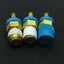 Used Lot of 3 B-PB4-PM4 Multi-Purpose Push On Hose End Connection 1/4" Hose to NPT