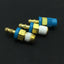 Used Lot of 3 B-PB4-PM4 Multi-Purpose Push On Hose End Connection 1/4" Hose to NPT