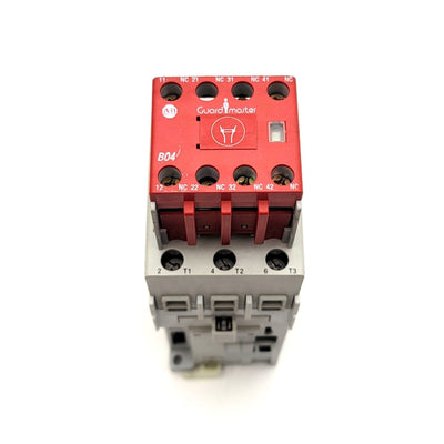 Used Allen Bradley 100S-C43DJ04C Guardmaster IEC Safety Contactor 600VAC Coil: 24VDC