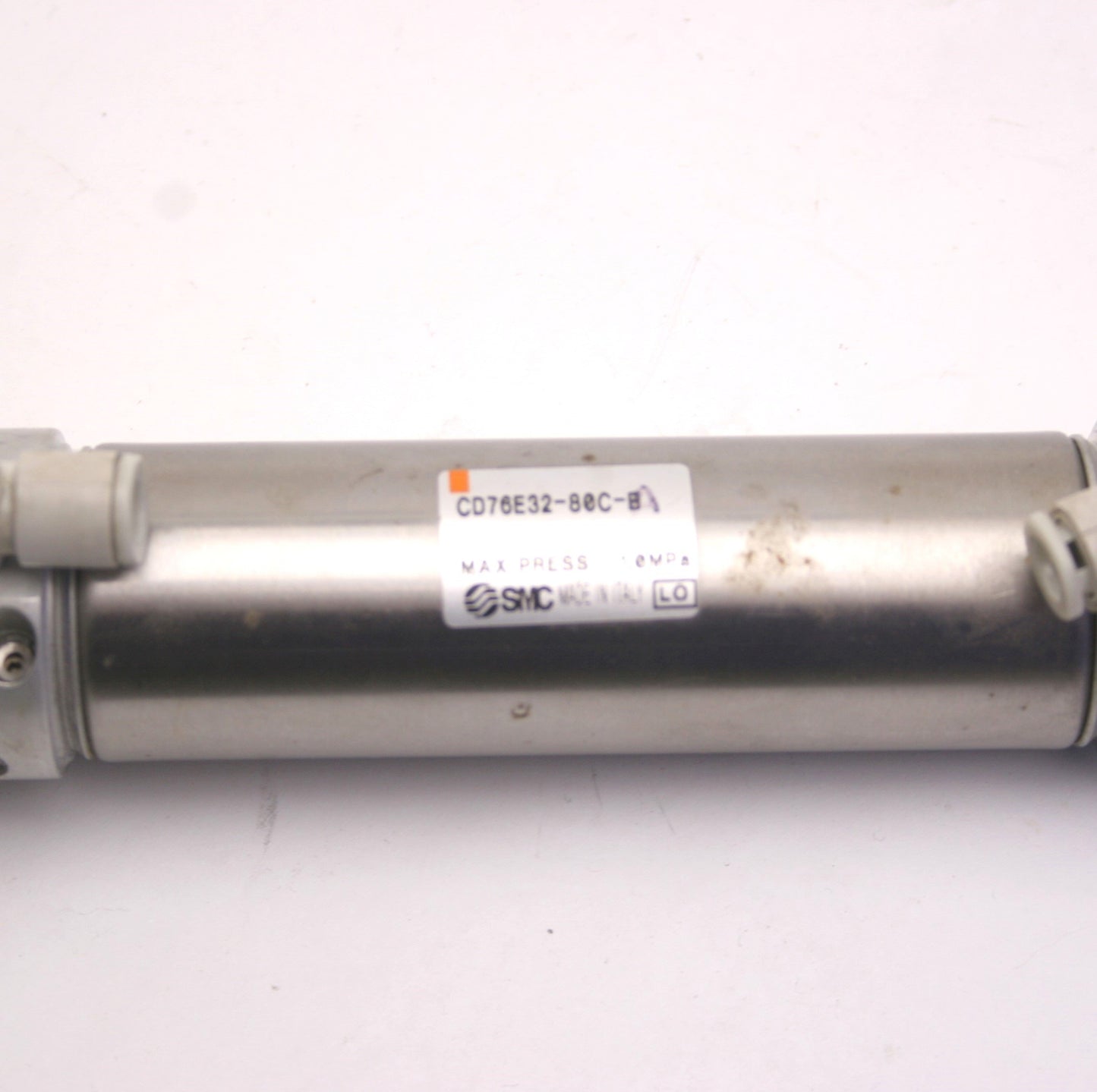 Used SMC CD76E32-80C-B Double Acting Stainless Air Cylinder, 3" Stroke, 1/8" NPT