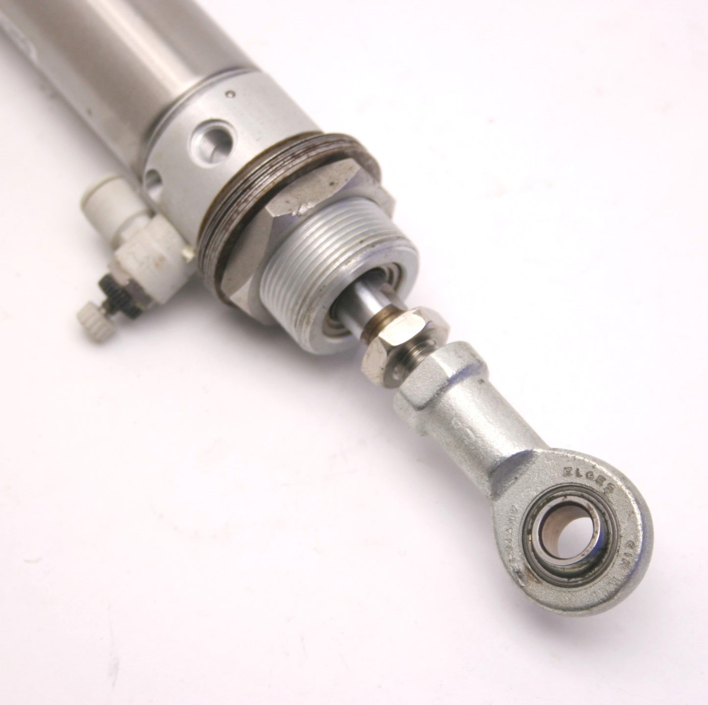 Used SMC CD76E32-80C-B Double Acting Stainless Air Cylinder, 3" Stroke, 1/8" NPT