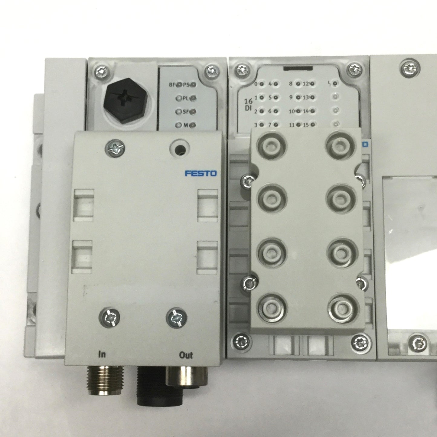 Used Festo CPX-FB13 PROFIBUS DP Field Bus Terminal Controller Valve Manifold 24VDC