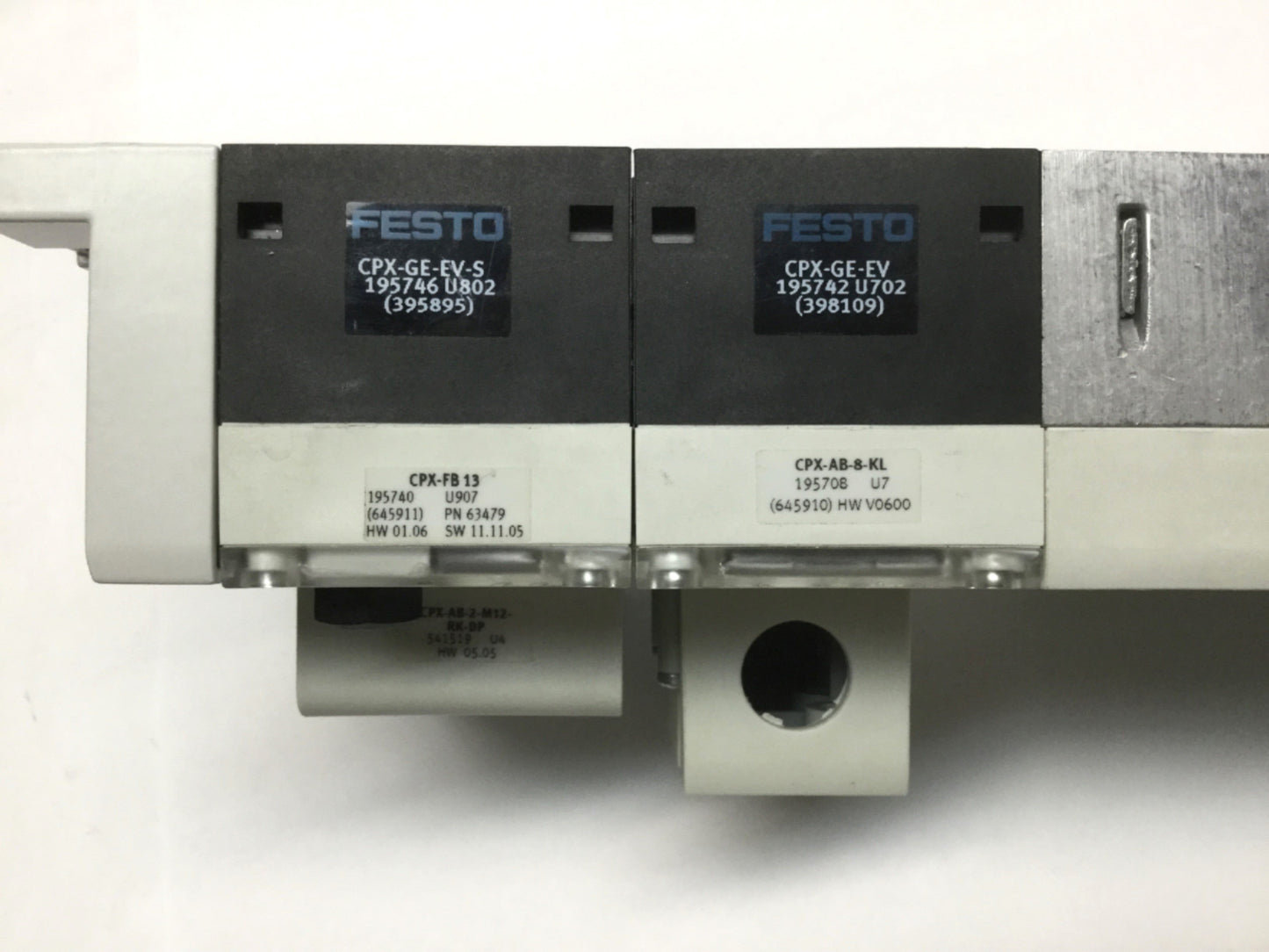 Used Festo CPX-FB13 PROFIBUS DP Field Bus Terminal Controller Valve Manifold 24VDC