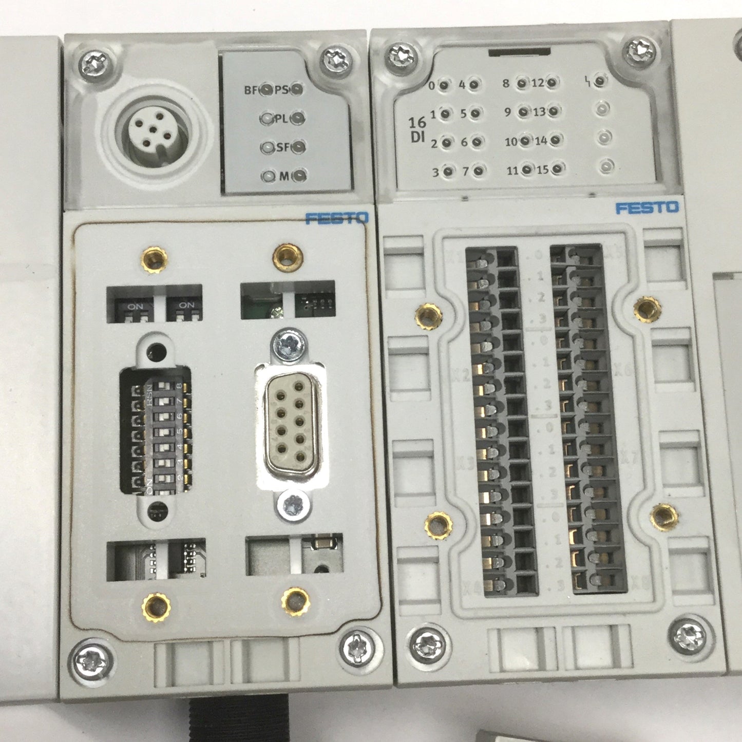 Used Festo CPX-FB13 PROFIBUS DP Field Bus Terminal Controller Valve Manifold 24VDC
